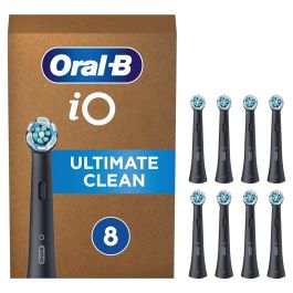 Oral-b IO Ultimate Clean Tandbørstehoveder 8 stk (sort)