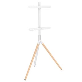 Champion TV gulvstand CHTF901- op til 65" - Træ/hvid