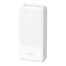 Dudao Powerbank K10Pro 20.000 mAh, 2x USB-A - Hvid