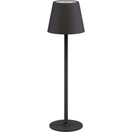 Opladelig LED bordlampe - Sort