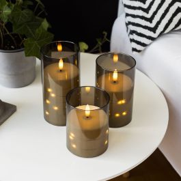 LED lys med fjernbetjening - 3 stk.