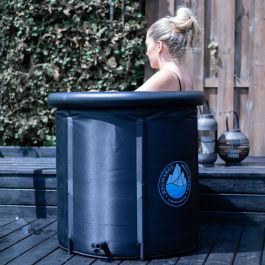 Isbad oppusteligt og foldbart - 330 liter