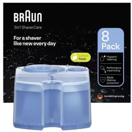 Braun Clean & Renew CCR Refill rensevæske til barbermaskiner - 8 stk.