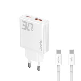 Dudao A30EU USB-A/USB-C Multiport GaN Power lader 30W inkl. USB-C kabel