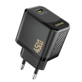 Dudao A28EU USB-C GaN Power lader 45W PD/QC, Sort