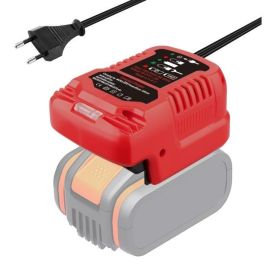 Lader til Worx 18V elværkstøjsbatteri (6-pin)