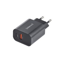 Intenso USB Multiport lader 30W (1xUSB-A/1xUSB-C) PD 3.0 og QC 4.0 - Sort