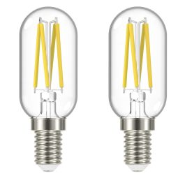 Energizer E14 LED emhættepære 4W (440lm), 3000K, Varm hvid, 2 stk.