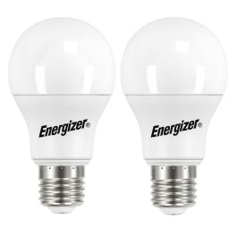 Energizer E27 LED GLS pære 8.8W (806lm), 3000K, Varm hvid, 2 stk.