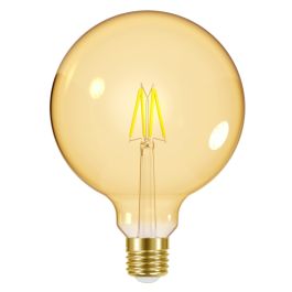 Energizer E27 LED glødepære GOLD, G125, 5W (550lm), 2200K, Varm hvid, Dæmpbar