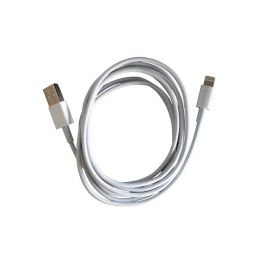USB-A 2.0 til Lightning lade- og datakabel 2m, hvid