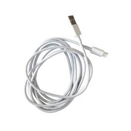 USB-A 2.0 til USB-C 2.0 lade- og datakabel 2m, hvid