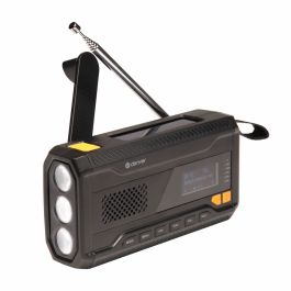Denver SCD-2033 nødradio - Håndsving/solcelle/lygte/powerbank/FM/AM/DAB/BT