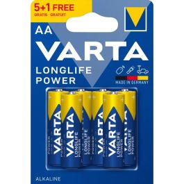 Varta LongLife Power AA/LR06 alkaline batterier – 6 stk.