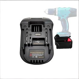 Batteriadapter - Black&Decker/Stanley 20V til Makita 18V lithium elværktøj