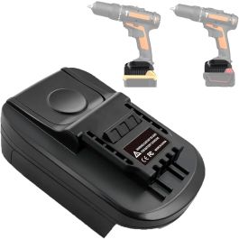 Batteriadapter - DeWalt/Milwaukee 18V til Worx 4-pin elværktøj