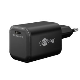 Goobay USB-C PD GaN hurtigoplader Nano 65W - Sort