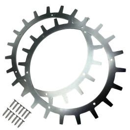 Metal terrænhjul til Ecovacs Goat robotplæneklipper - 2 stk.