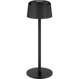 Opladelig LED bordlampe til inde/ude, dæmpbar, 25cm - Sort