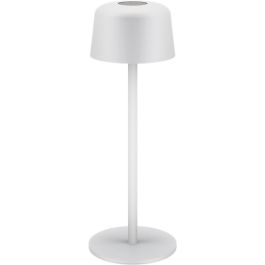 Opladelig LED bordlampe til inde/ude, dæmpbar, 25cm - Hvid