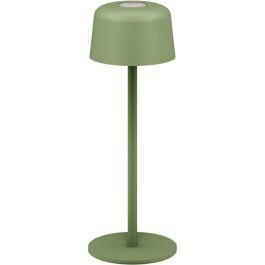 Opladelig LED bordlampe til inde/ude, dæmpbar, 25cm - Grøn