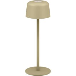 Opladelig LED bordlampe til inde/ude, dæmpbar, 25cm - Beige