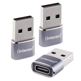 Intenso USB-C til USB-A adapter i aluminium - 3 stk.