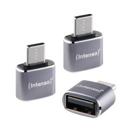 Intenso USB-A til USB-C adapter i aluminium - 3 stk.