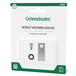 30 knive til Belrobotics BIGMOW - rustfri stål inkl. skruer
