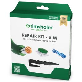 Komplet reparationssæt til afgrænsningskabel - 5m.