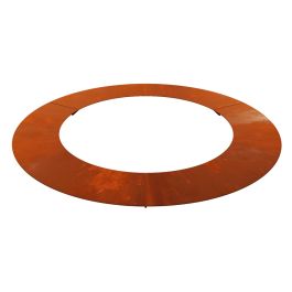 Beskyttelsesring til beplantning mod robotplæneklipper, corten, 60/90cm