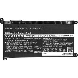Batteri til Dell 41,61Wh 11,4V 3650mAh