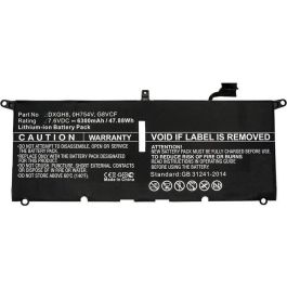 Batteri til Dell 47,88Wh 7,6V 6300mAh