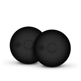 Housegard Luma trådløs røgalarm inkl. 10-års batteri - Sort - 2 pk.