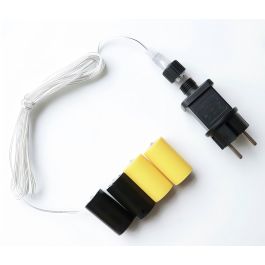 C batteriadapter - erstat 2-3 C-batterier med strøm