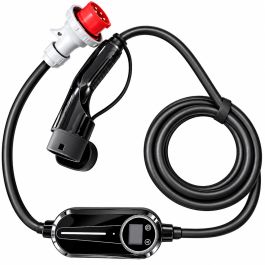 Transportabel Type 2 lader til elbil - 16A - 11kW - 5m (Kræver Type B RCD)
