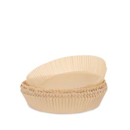 Airfryer papirforme ubleget, runde Ø20x4,5 cm - 100 stk.