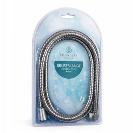 AquaLeaf Bruseslange 1,5 meter, krom