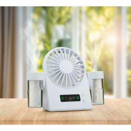 USB bordventilator med befugter, opladelig