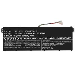 Batteri til Acer Aspire 5 15,2V 3400mAh