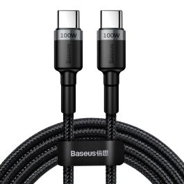 Baseus USB-C 2.0 til USB-C lade- og datakabel, 100W, PD, sort, 2m
