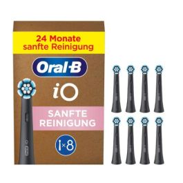 Oral-b IO Gentle Care tandbørstehoveder 8 stk (Sort)