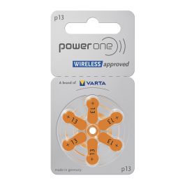 PowerOne P13 PR48 Wireless approved høreapparatbatterier - 6 stk.