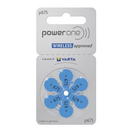 PowerOne P675 PR44 Wireless approved høreapparatbatterier - 6 stk.