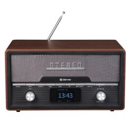 Denver MDA-525DW DAB+ radio med FM, USB og Bluetooth, Dark wood