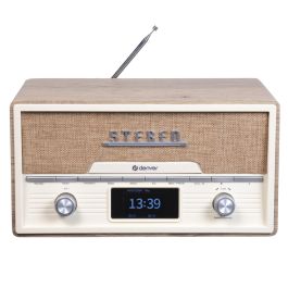 Denver MDA-525LW DAB+ radio med FM, USB og Bluetooth, Light wood