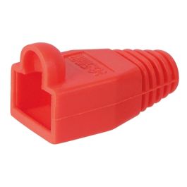 Stress mindskene hætte til RJ45 stik, rød - 1 stk.
