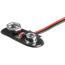 1x 9V Blok batteriholder