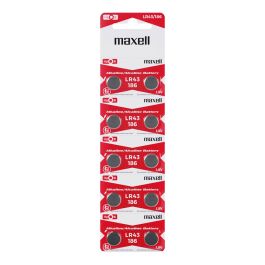 Maxell Alkaline LR43 batterier - 10 stk.
