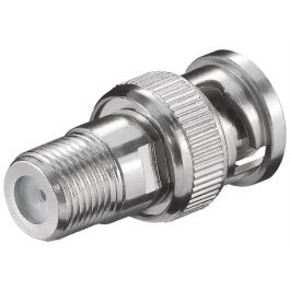 F-Adapter: F hun - BNC han - Zink